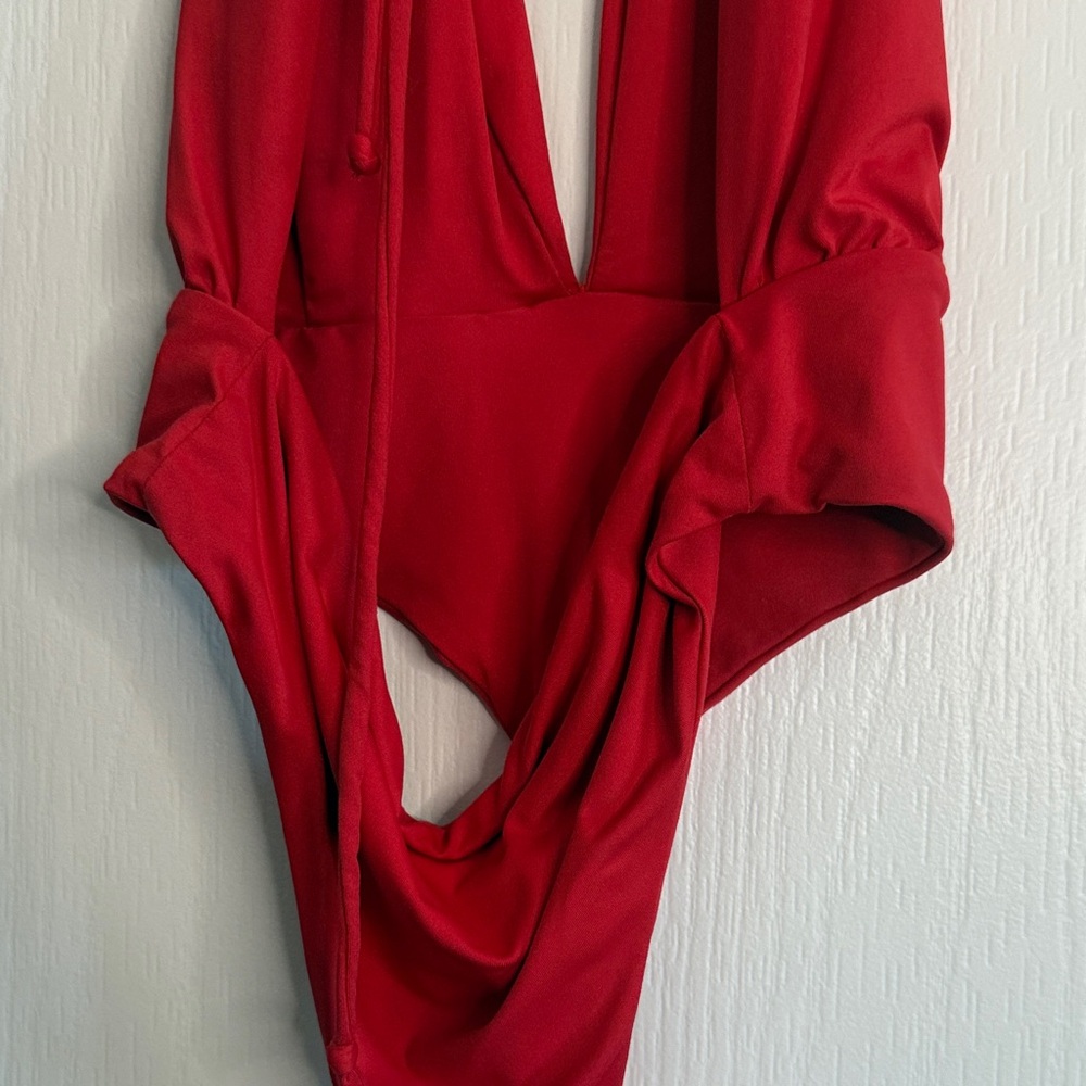 Baby Boo Red Bodysuit Top - Picture 7 of 7